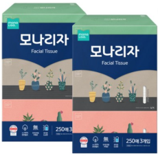 모나리자 피부저자극 천연펄프 미용티슈 (250매)